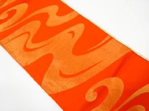 波模様織り出しリバーシブル全通袋帯